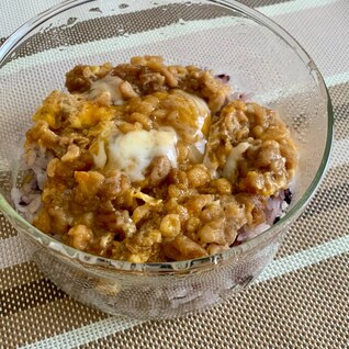 レンジで☆天かす卵とじ丼ぶり